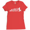 evolution  j&auml;ger jagen jagd jaeger flinte apportieren wald schie&szlig;en Ladies Fitted T-Shirt