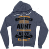 Super Cool Aunt Of A Freaking Awesome Niece Zipper Hoodie