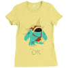 ok Ladies Fitted T-Shirt