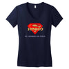 sancho el chorizo of steel Women's V-Neck T-Shirt