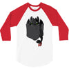 pocket toothless 3/4 Sleeve Shirt