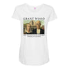 Grant Wood American Gothic Maternity Scoop Neck T-shirt