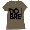 dobre brothers logo Ladies Fitted T-Shirt