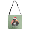 i was the nizzle before chrismizzle and all through the hizzle Adjustable Strap Totes