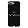 i'm only here for the wifi internet   coffee cafe web geeky tech guy t iPhone 8 Plus