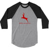 #reindeer 3/4 Sleeve Shirt