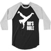 80's rule break dancer 3/4 Sleeve Shirt