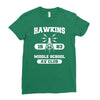 hawking av club middle school Ladies Fitted T-Shirt