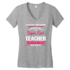 i never dreamed i would be a super cool teacher. but here i am killing Women's V-Neck T-Shirt