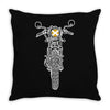 biker Throw Pillow
