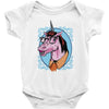 unicorn nerd graphic Baby Onesie