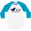 my cat ate your stick family 3/4 Sleeve Shirt