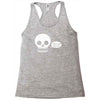 i live inside your face skull Racerback Tank