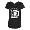 Saturday Beer Maternity Scoop Neck T-shirt