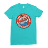 bacon beach Ladies Fitted T-Shirt
