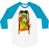 frog funny cocktail 3/4 Sleeve Shirt
