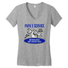 papa s service Women's V-Neck T-Shirt
