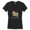 hard corg Women's V-Neck T-Shirt