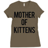 mother of kittens Ladies Fitted T-Shirt