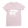 mommy bear Ladies Fitted T-Shirt