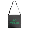 go vegan 4 Adjustable Strap Totes