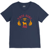 This Girl Loves Pug V-Neck Tee