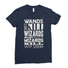 wizards kill wizards Ladies Fitted T-Shirt