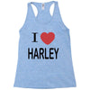 i love harley Racerback Tank