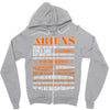 Ariens Difficult Ones To Understand Zodiac Zipper Hoodie