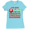 ocd obsessive christmas disorder Ladies Fitted T-Shirt