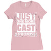 Just One More Cast I Promise Ladies Fitted T-Shirt