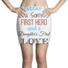 father is a son's first hero Mini Skirts
