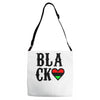 black love Adjustable Strap Totes
