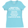 Smartass April Girl Ladies Fitted T-Shirt