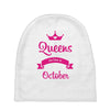 queens are born in october Baby Beanies
