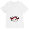 June Peeking Out Baby Girl V-Neck Tee