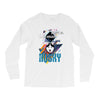 who loves husky Long Sleeve Shirts