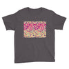 pink triangle print Youth Tee