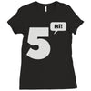 cool hi five Ladies Fitted T-Shirt
