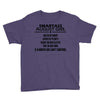 Smartass August Girl Youth Tee