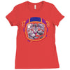 space cat Ladies Fitted T-Shirt