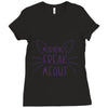 FREAK MEOWT CAT Ladies Fitted T-Shirt