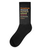 fall helvetica Socks