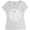 mountain bold (for dark) Women's Triblend Scoop T-shirt