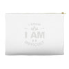 i know i am difficult ski mountain Accessory Pouches