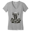 camisa de los muertos Women's V-Neck T-Shirt