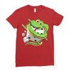funny snake Ladies Fitted T-Shirt