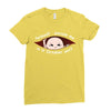October Peeking Out Asian Baby Boy Ladies Fitted T-Shirt