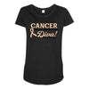Cancer Picked The Wrong Diva Maternity Scoop Neck T-shirt