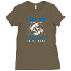 Daddy is my Name Fishing Is My Game Ladies Fitted T-Shirt